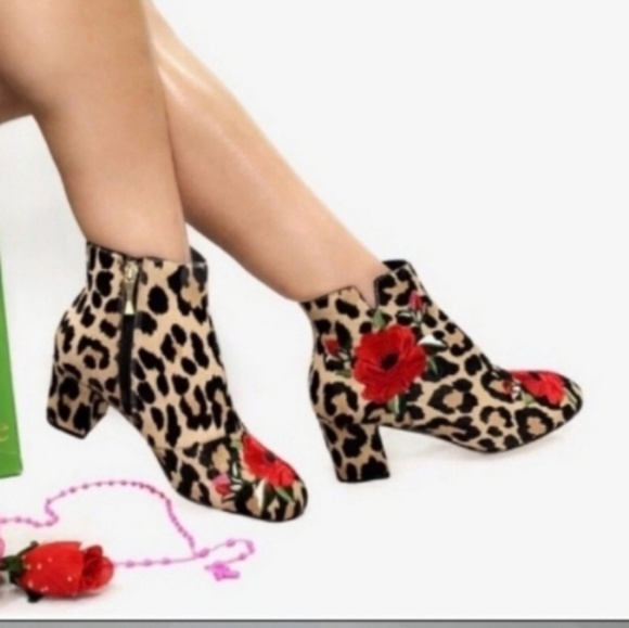 Kare Spade Leather Booties - Picture 6 of 8